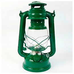 Гасова похідна лампа "Кажан" 27 см, зелений