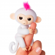 Інтерактивна іграшка для дітей ручна мавпочка Fingerlings білий