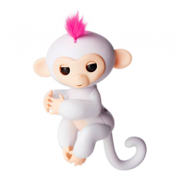 Интерактивная игрушка для детей ручная обезьянка Fingerlings белый
