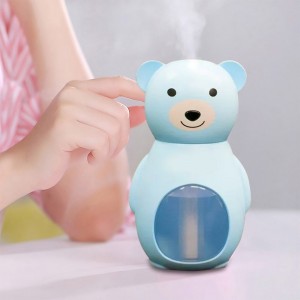 Ультразвуковой увлажнитель/аромадифузор воздуха Humidifier Bear 160 мл, Голубой (237)