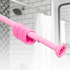 Прямий металевий карниз для штор у ванну LUX GALAXY-013 110-220 см Рожевий (DRK) Прямий металевий карниз для штор у ванну LUX GALAXY-013 110-220 см Рожевий (DRK)