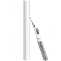 Мультифункциональная ручка-щетка для чистки наушников, AirPods, телефонов, клавиатуры, Белый