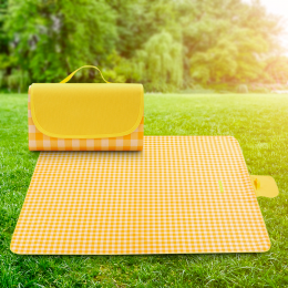 Складаний килимок для пікніка Slide B водонепроникний 147x180 см, жовтий