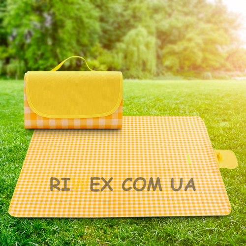 Складаний килимок для пікніка Slide B водонепроникний 147x200 см, жовтий