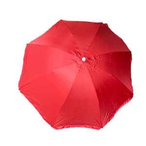 Пляжна парасолька з нахилом та напиленням від сонця Mario Umbrella 1,6 м, Червоний Пляжна парасолька з нахилом та напиленням від сонця Mario Umbrella 1,6 м, Червоний