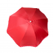 Пляжна парасолька з нахилом та напиленням від сонця Mario Umbrella 1,6 м, Червоний