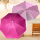 Пляжна парасолька з нахилом та напиленням від сонця Mario Umbrella 1,6 м, Рожевий