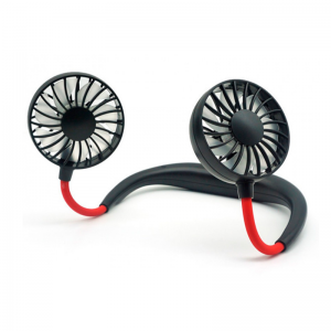 Спортивний вентилятор на шию Sport Fan Usb Чорний (205)