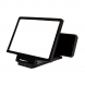 3D збільшувач екрану телефону універсальний Enlarged Screen Mobile Phone F1 чорний (205)