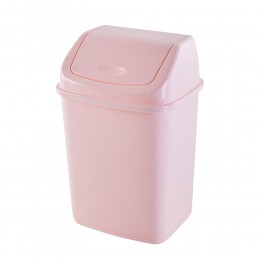 Відро для сміття Алеана з кришкою 18 л, Рожевий (DRK)