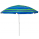 Пляжный зонт с наклоном 1,8 м Синий в полосочку
