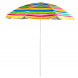 Пляжна парасолька з нахилом 1,8 м Різнокольоровий у смужку