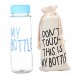 Оригинальная бутылка для воды My bottle 500 мл + чехол, Голубой