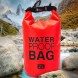 Сумка-мешок Ocean Pack, гермомешок со шлейкой на плечо водонепроницаемый 2 л, Красный