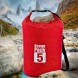 Сумка-мішок Ocean Pack, гермомішок з шлейкою на плече водонепроникний 5 л, Червоний