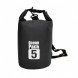 Сумка-мешок Ocean Pack, гермомешок со шлейкой на плечо водонепроницаемый 5 л, Черный