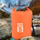 Сумка-мешок Ocean Pack, гермомешок со шлейкой на плечо водонепроницаемый 5 л, Оранжевый