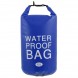 Сумка-мешок Ocean Pack, гермомешок со шлейкой на плечо водонепроницаемый 15 л, Синий