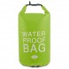 Сумка-мешок Ocean Pack, гермомешок со шлейкой на плечо водонепроницаемый 15 л, Зеленый