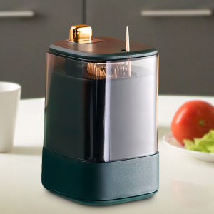 Контейнер для зубочисток з автоматичною подачею Press TYPE Toothpick box чорний (205)