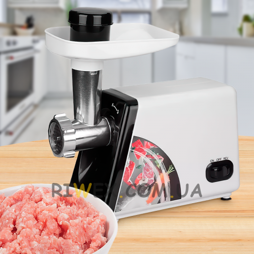 М'ясорубка електрична з металевим корпусом RAF meat grinder 2500W R.3367