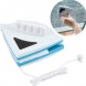 Магнітна щітка для миття вікон Double Faced Glass Wiper 20-30 мм, Бірюзовий (205)