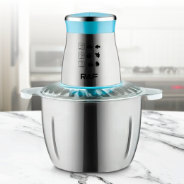 Кухонний комбайн для подрібнення продуктів RAF food processor 1000W блакитний R.7030