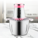 Кухонний комбайн для подрібнення продуктів RAF food processor 1000W рожевий R.7030