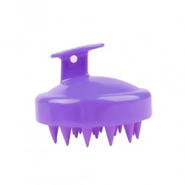 Массажер-шабер DragonTeeth  из полимера для кожи головы и мытья волос 8 см, Фиолетовый