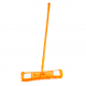 Швабра полотер с пластиковой ручкой duo ворс оранжевый (2747)