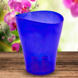 Вазон Ника для орхидей 16*19см, 2 литра, Синий (2469)