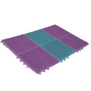 Килимок поліетиленовий секційний на 6 секцій 54х36х10 см, Фіолетово-блакитний (DRK) Килимок поліетиленовий секційний на 6 секцій 54х36х10 см, Фіолетово-блакитний (DRK)