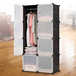 Пластикова шафа органайзер Storage Cube Cabinet MP-28-51 76*37*146 см (509)