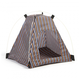 Домик-палатка для собак и кошек Оранжевый в полоску 2000 (205)