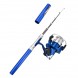 Карманная складная удочка-ручка Fishing Rod in Pen case, Синяя