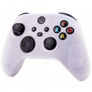 Защитный силиконовый чехол на джойстик XBOX360, Белый (206)