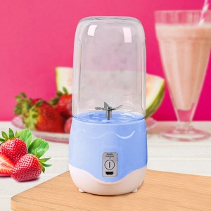 Портативный мини блендер для смузи и коктейлей Portable JUICER XL-180 400 мл, Голубой (205)