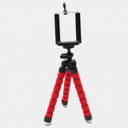 Гнучкий настільний міні-штатив Y01 для смартфона 18 см, Червоний (205)
