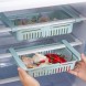 Органайзер в холодильник для продуктов Strechable hanging storage rack подвесной раздвижной, Голубой (225)