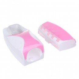 Автоматичний дозатор для зубної пасти з тримачем зубних щіток, Рожевий (205)