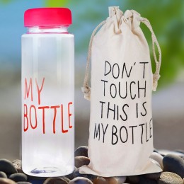 Спортивна пляшка My Bottle для води та напоїв + чохол 500 мл, Червоний