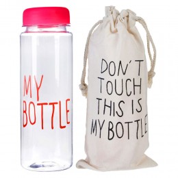 Спортивна пляшка My Bottle для води та напоїв + чохол 500 мл, Червоний