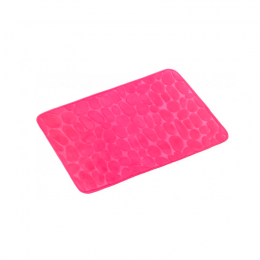 Нековзний ванний килимок піна з ефектом пам'яті 40*60см Камені, рожевий