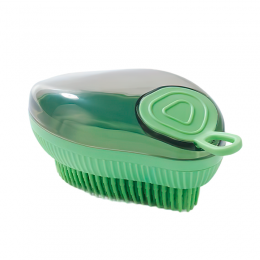Мочалка щетка с емкостью для моющего средства BATH BRUSH LY-319 Зеленая (205)