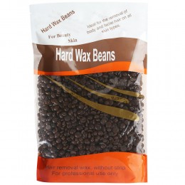 Віск гарячий Hard Wax Beans плівковий в гранулах (гранульований) для депіляції 500 г, Чорний