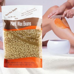 Воск горячий Hard Wax Beans пленочный в гранулах(гранулированный) для депиляции 500 г, Песчаный