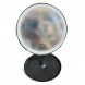 Дзеркало регульоване кругле з LED підсвічуванням W8, Чорний