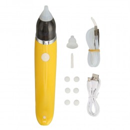 Електричний назальний аспіратор для носа NASAL ASPIRATOR від USB дитячий, Жовтий
