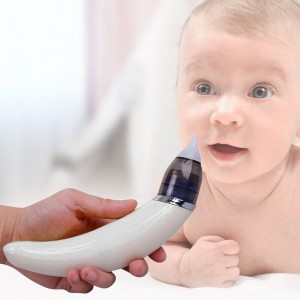  Электрический назальный аспиратор для носа NASAL ASPIRATOR от USB детский, Белый
