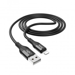 Кабель USB Lightning X72 Creator зарядка, передача данных, 1 м, Черный (206)